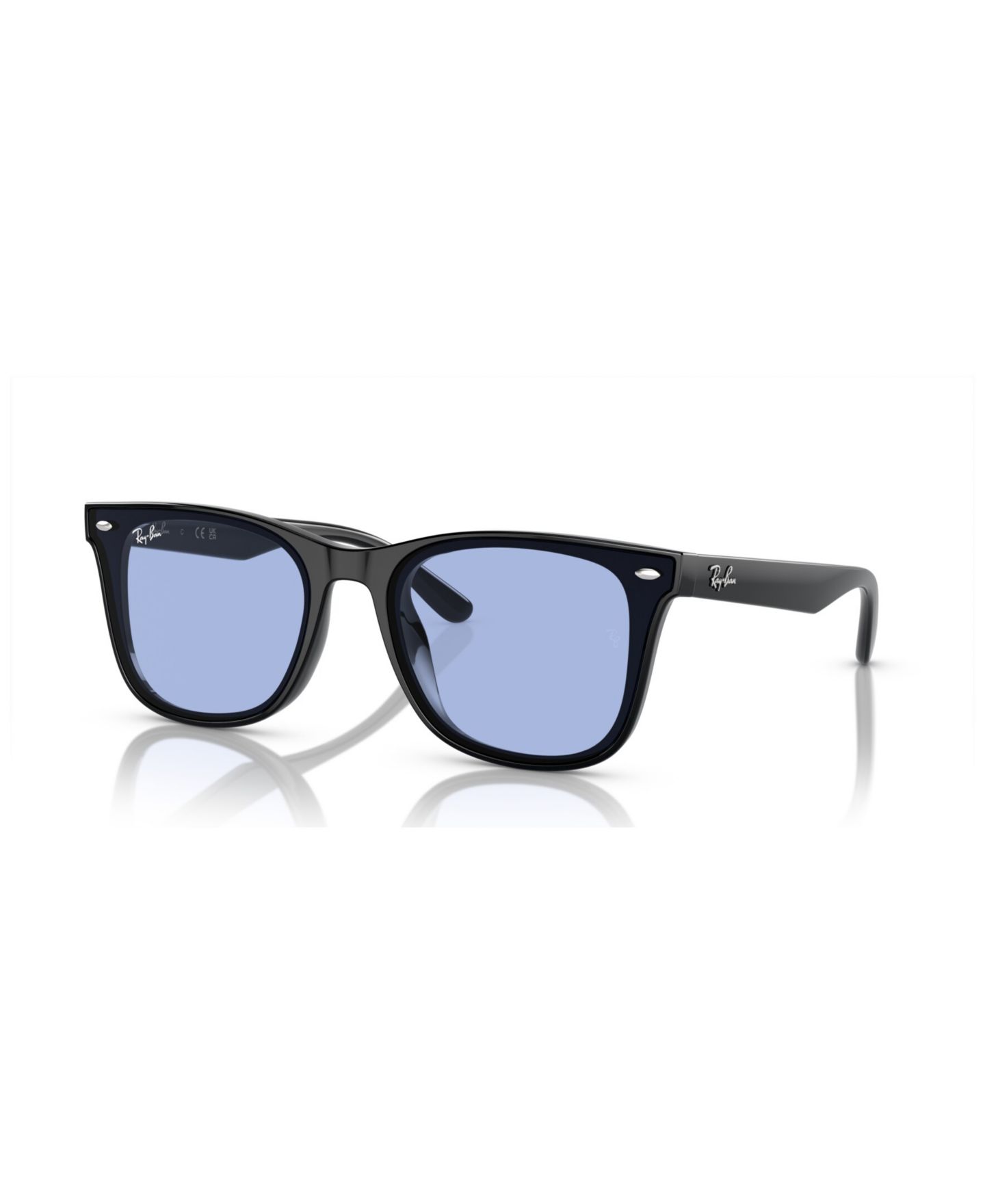 Солнцезащитные очки Ray-Ban Unisex Sunglasses, RB4420, цвет: Чёрный — фото 1