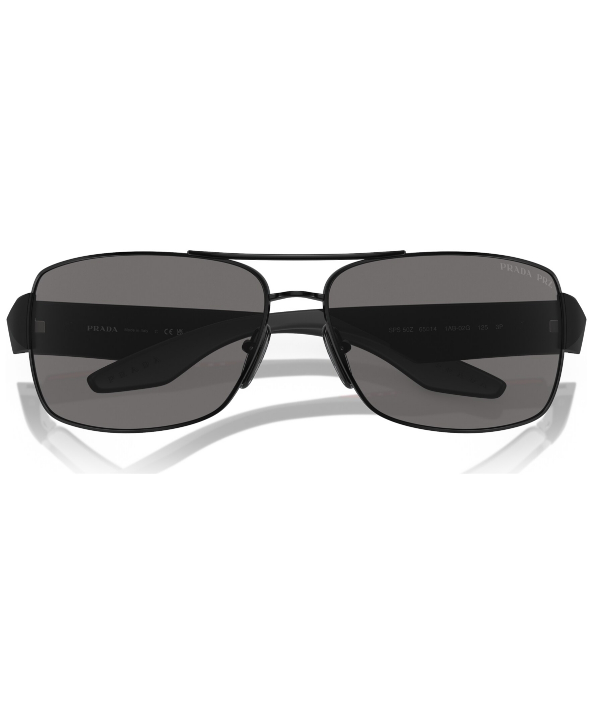 Shop Prada Men's Polarized Sunglasses, Ps 50zs In Black