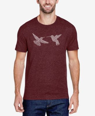 Men's Hummingbirds Premium Blend Word Art T-shirt