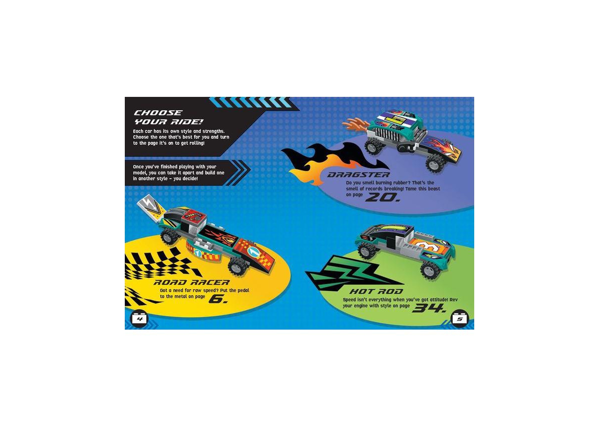 Lego R Books Build and Stick - Custom Cars by Ameet Sp. Z O.o