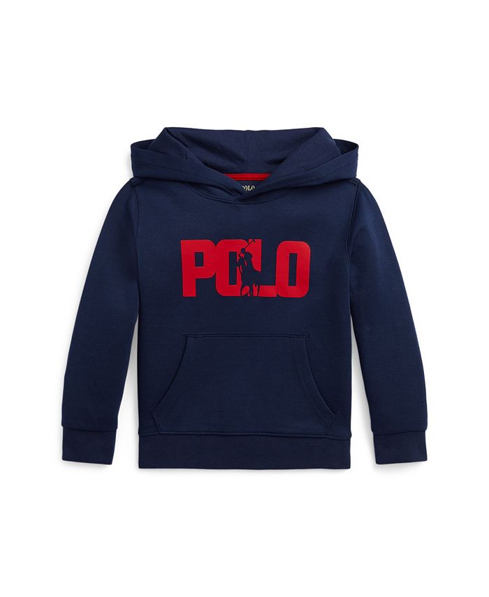 Polo Ralph Lauren Little and Toddler Boys Logo Double-Knit Hoodie - Macy's