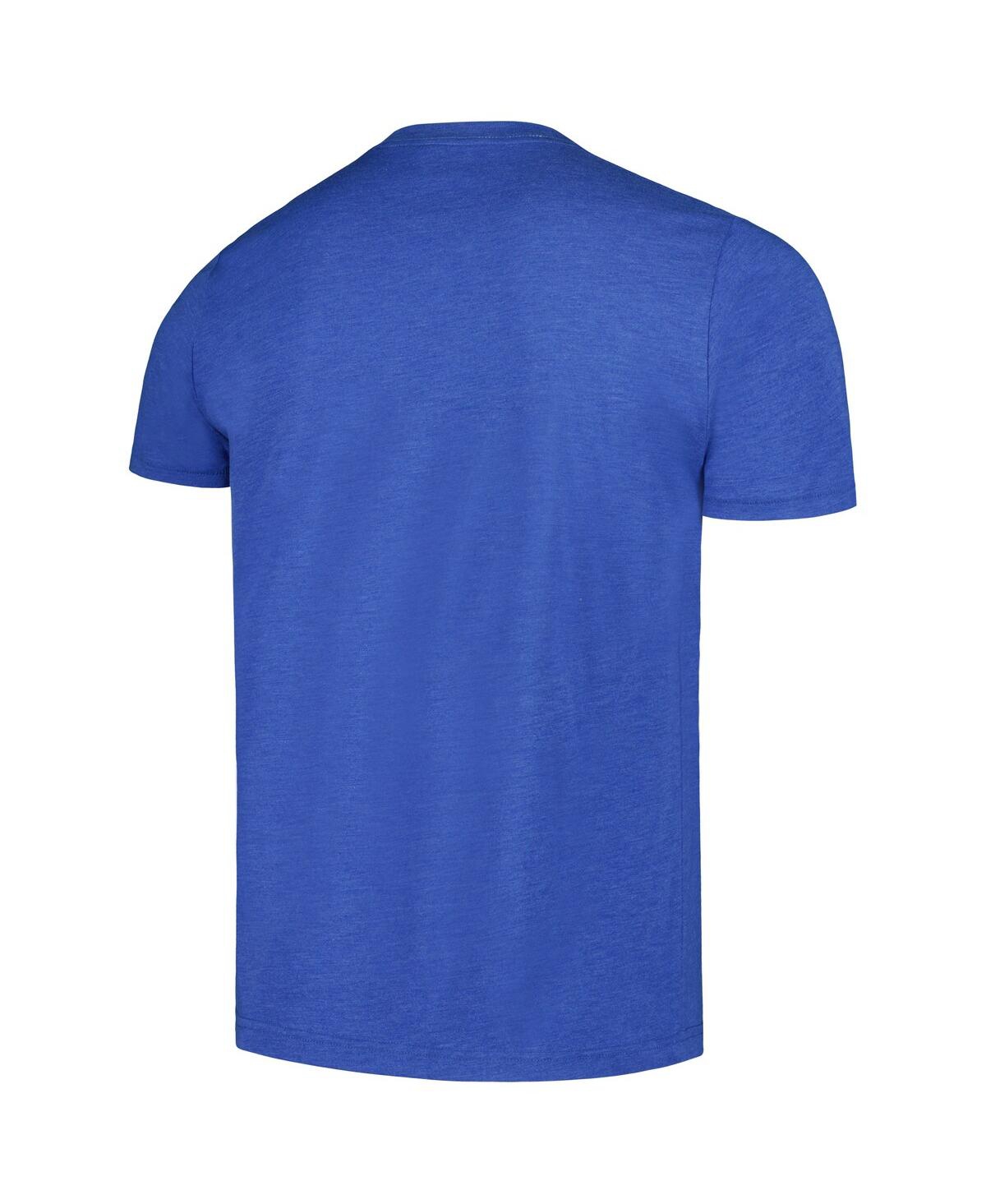 Shop Homage Men's And Women's  Royal Topps Tri-blend T-shirt