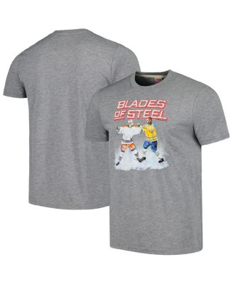 Men's and Women's  Gray Blades of Steel Tri-Blend T-shirt