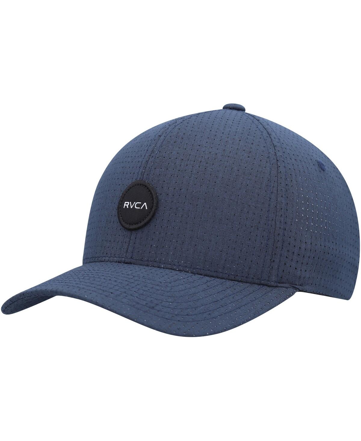 Shop Rvca Men's  Navy Shane Flex Hat