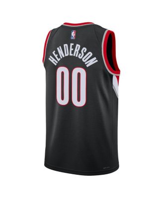 Men's and Women's Scoot Henderson Black Portland Trail Blazers 2023 NBA Draft Swingman Jersey - Icon Edition