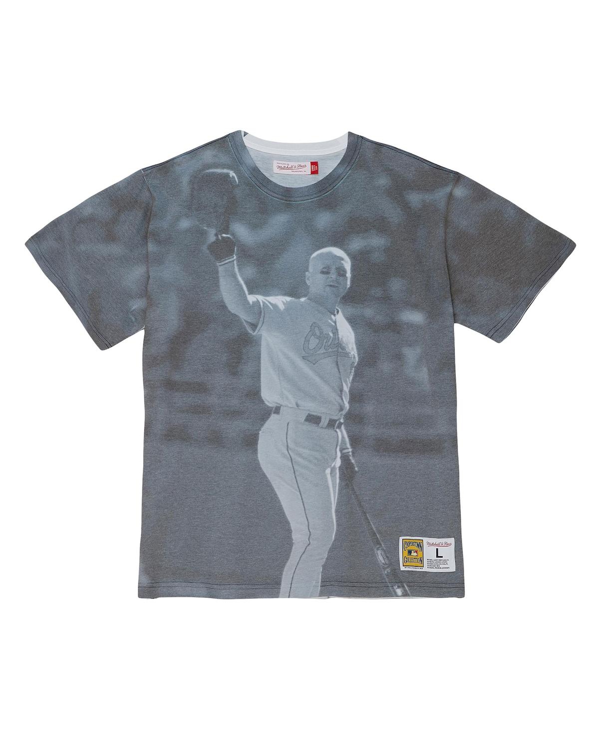 Men's Mitchell & Ness Cal Ripken Jr. Baltimore Orioles Cooperstown Collection Highlight Sublimated Player Graphic T-shirt