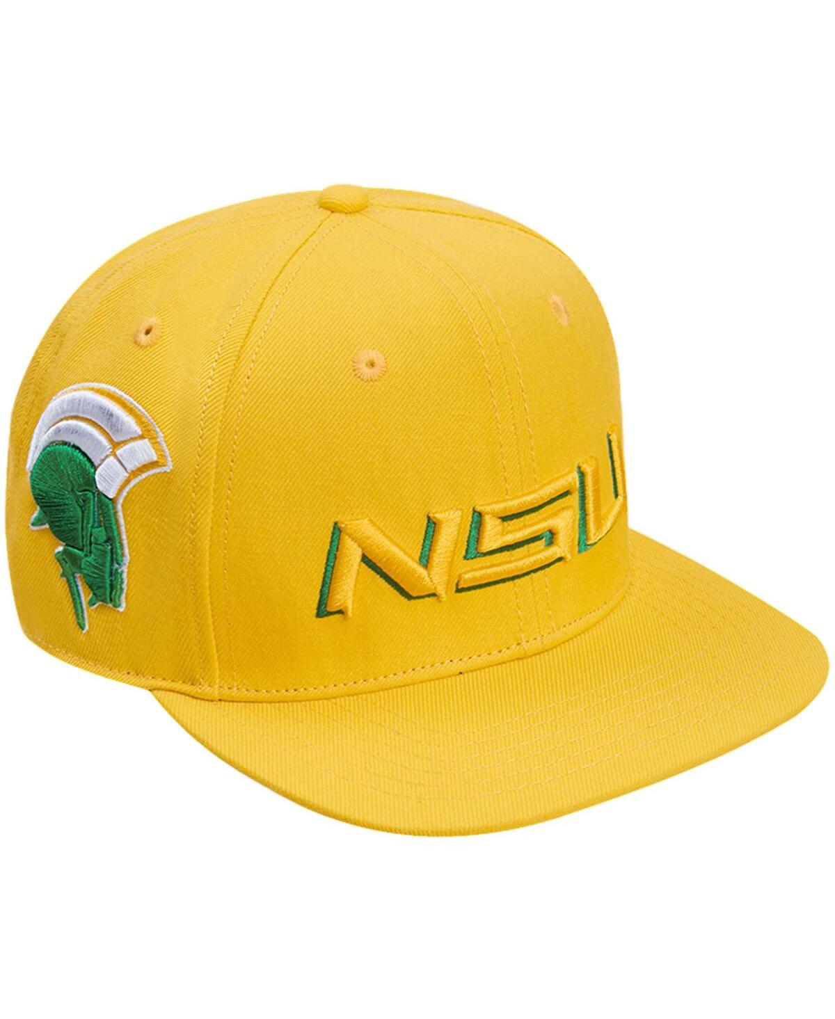 Shop Pro Standard Men's  Gold Norfolk State Spartans Evergreen Nsu Snapback Hat