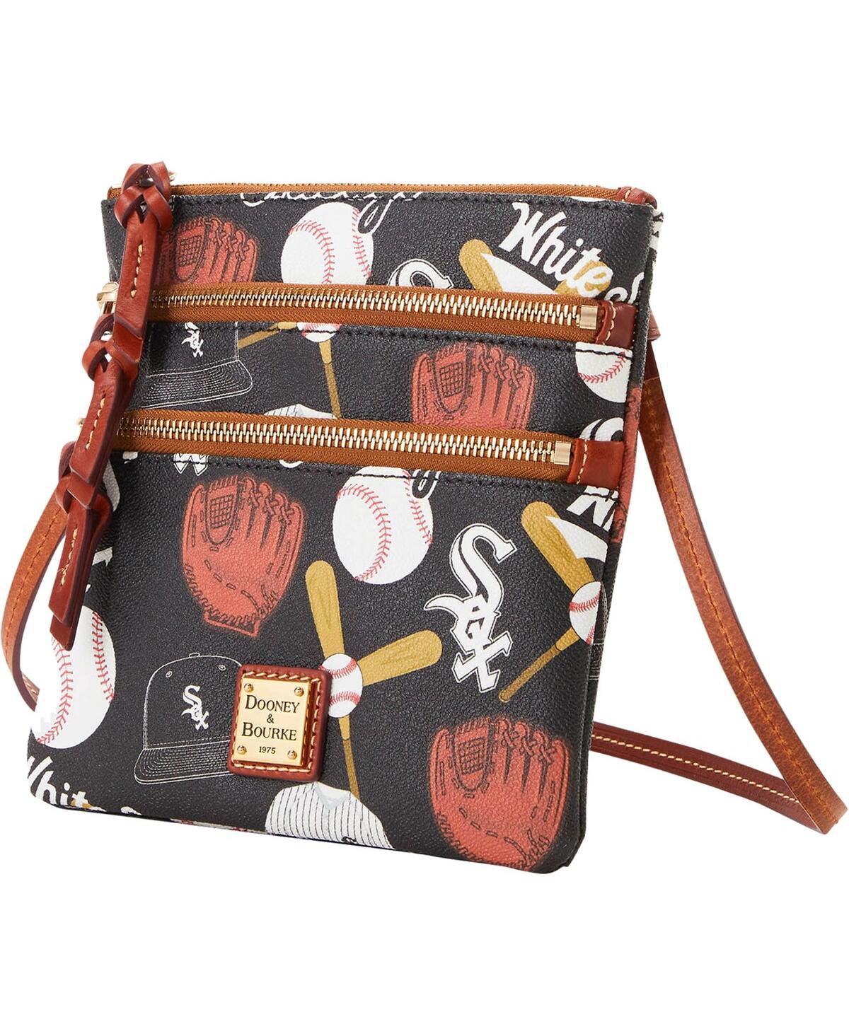 Shop Dooney & Bourke Women's  Chicago White Sox Game Day Triple Zip Crossbody Purse In Multi