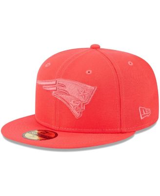 New England Patriots New Era Color Pack 59FIFTY Fitted Hat - Scarlet