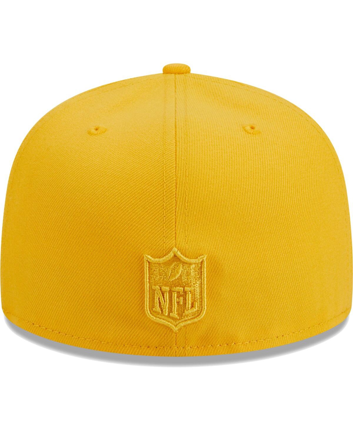 Men's New EraMiami Dolphins Color Pack 59FIFTY Fitted Hat - Gold