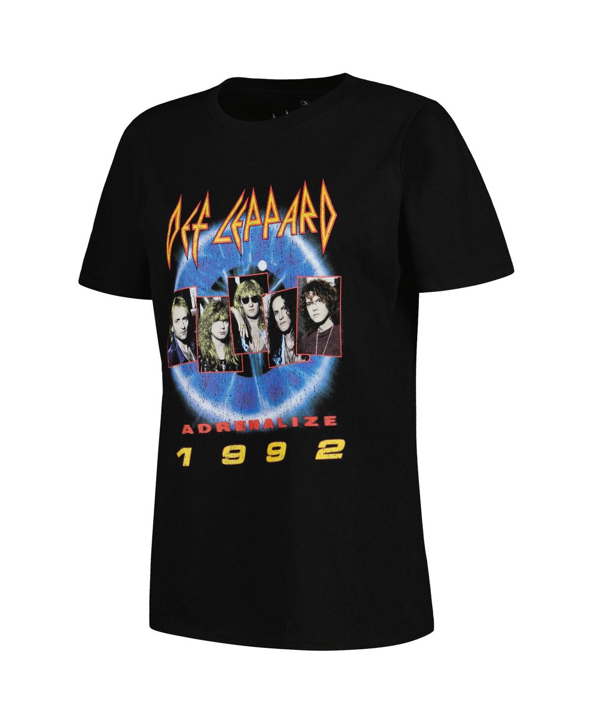 Shop Ripple Junction Women's Black Def Leppard Adrenalize 1992 Graphic T-shirt