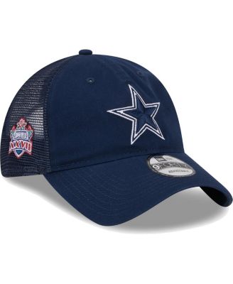 New Era Men's Navy and Natural Dallas Cowboys Devoted Trucker 9TWENTY  Snapback Hat - Macy's