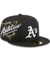 Men's New Era Blue/Orange Oakland Athletics Vice Highlighter 59FIFTY Fitted Hat