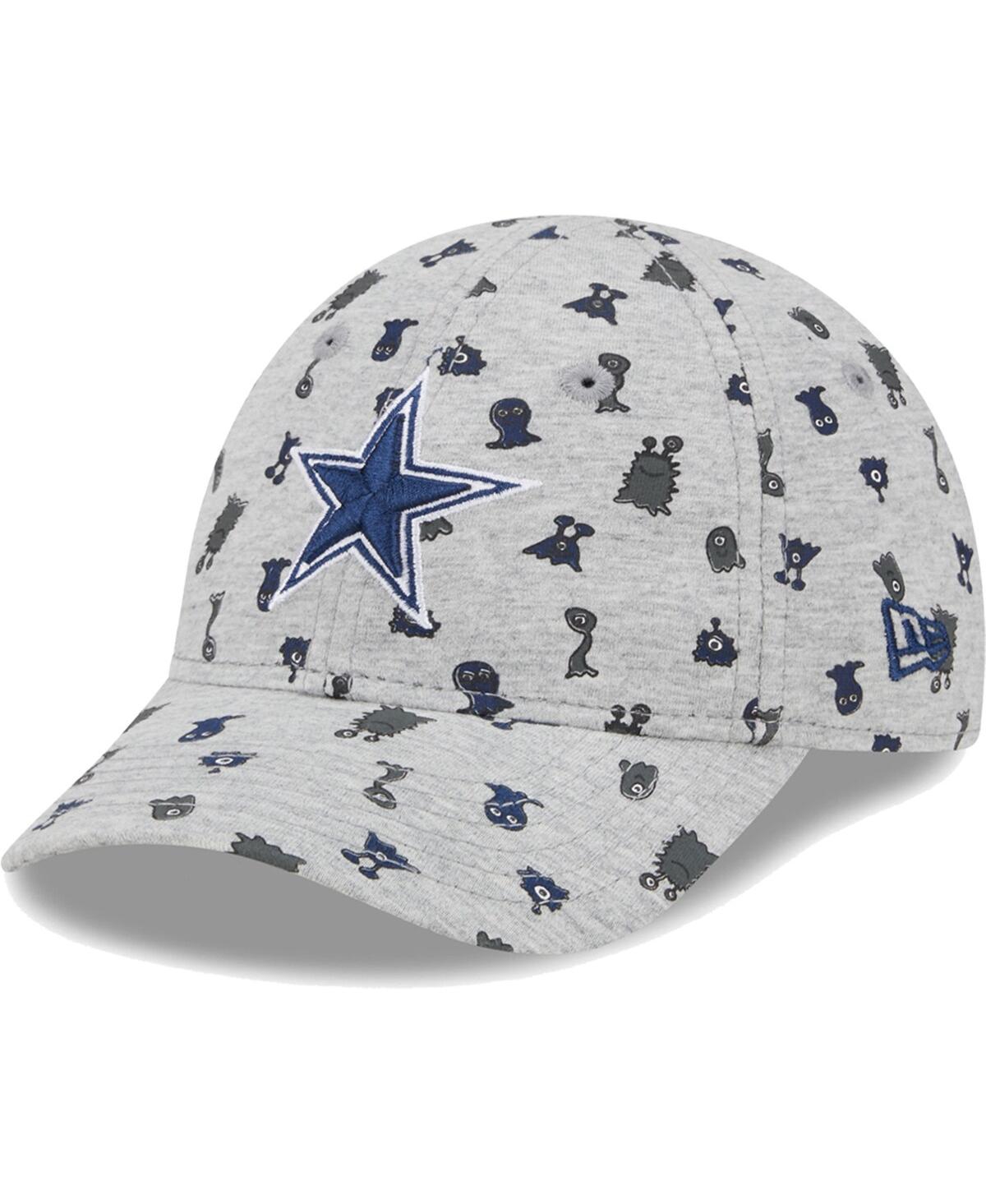 New Era Kids' Little Boys And Girls  Gray Dallas Cowboys Critter 9forty Flex Hat