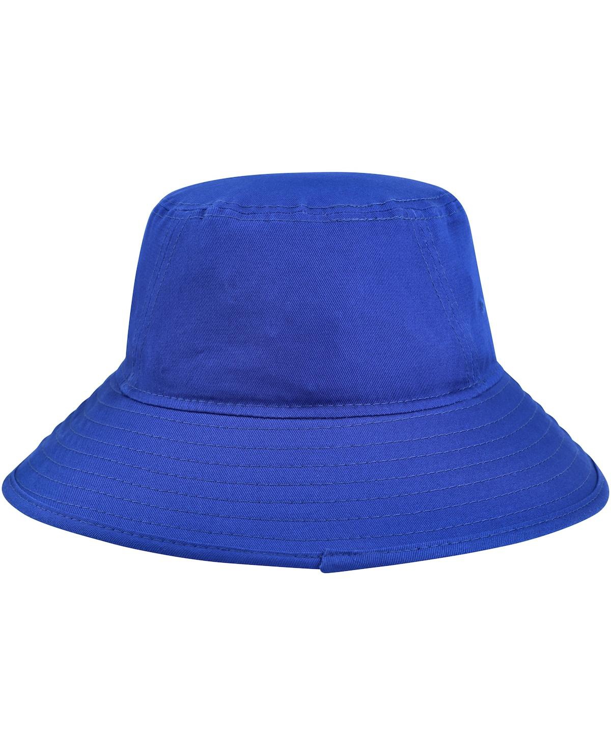 Shop New Era Men's  Royal New England Patriots Main Bucket Hat