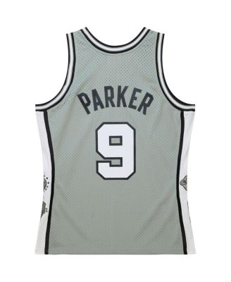 Men's and Women's Tony Parker Gray San Antonio Spurs Hall of Fame Class of 2023 Throwback Swingman Jersey