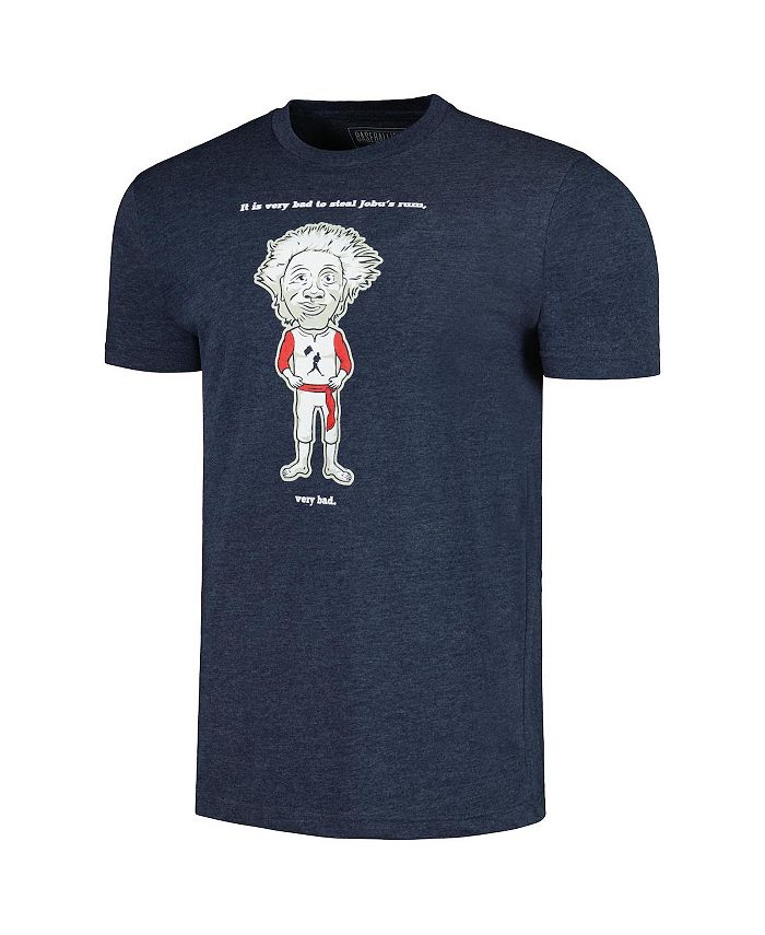 Baseballism Men's and Women's Heather Navy Major League Jobu Tshirt
