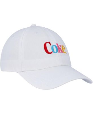 Men's White Coca-Cola Ballpark Adjustable Hat