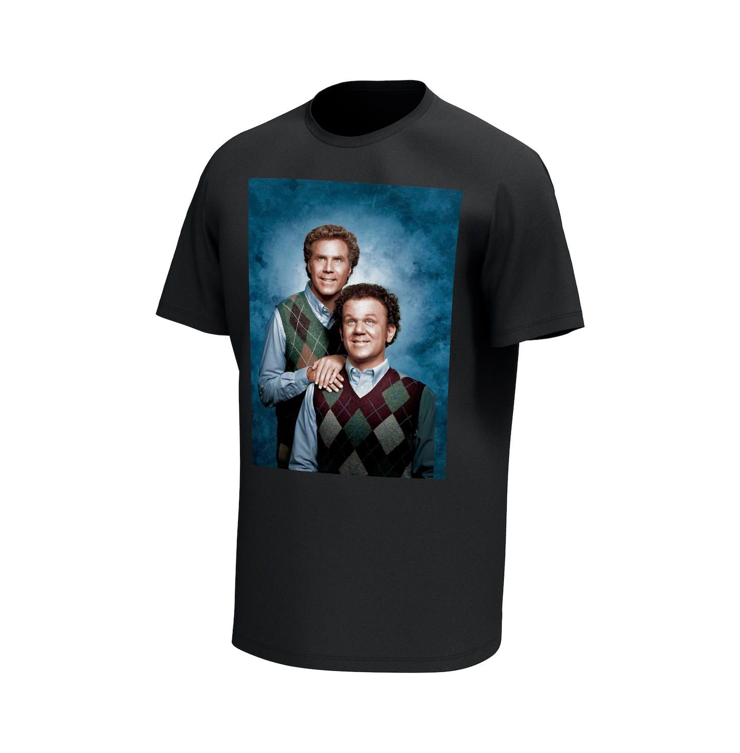 Мужская футболка Philcos Black Step Brothers Portrait Graphic — фото 3