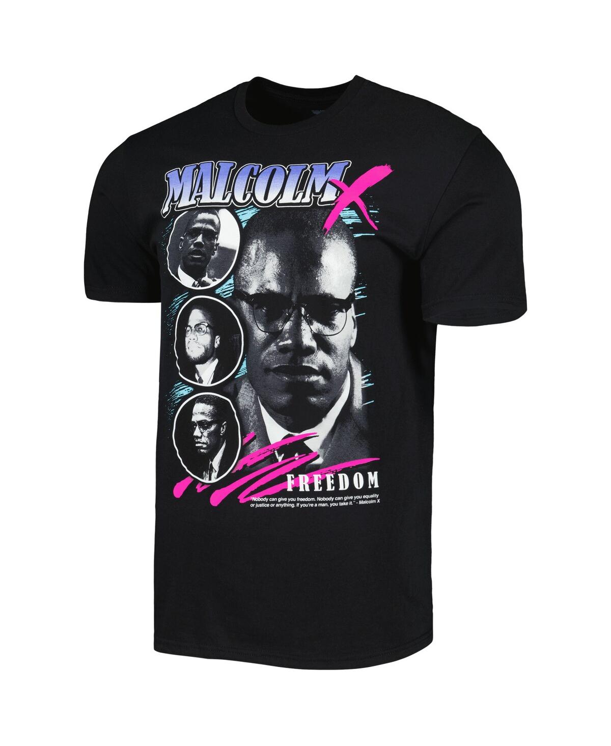 Philcos Men's And Women's Black Malcolm X Graphic T-shirt In Black