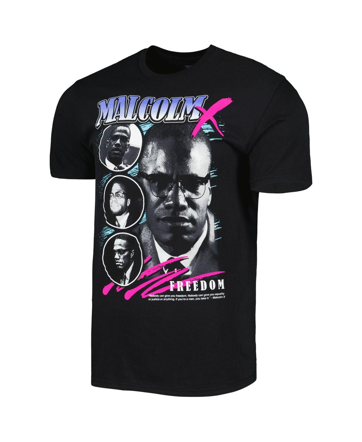 Shop Philcos Men's And Women's Black Malcolm X Graphic T-shirt