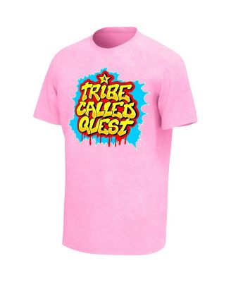 Men's Pink A Tribe Called Quest  Washed Graphic T-shirt
