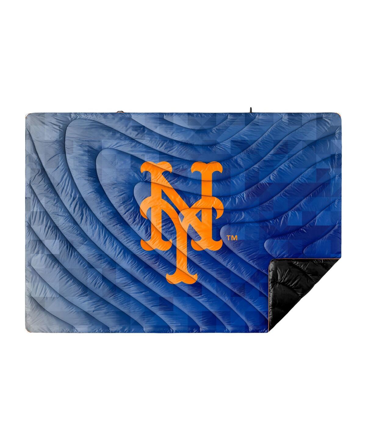 Rumpl New York Mets 75'' X 52'' Geo Original Puffy Blanket In Blue
