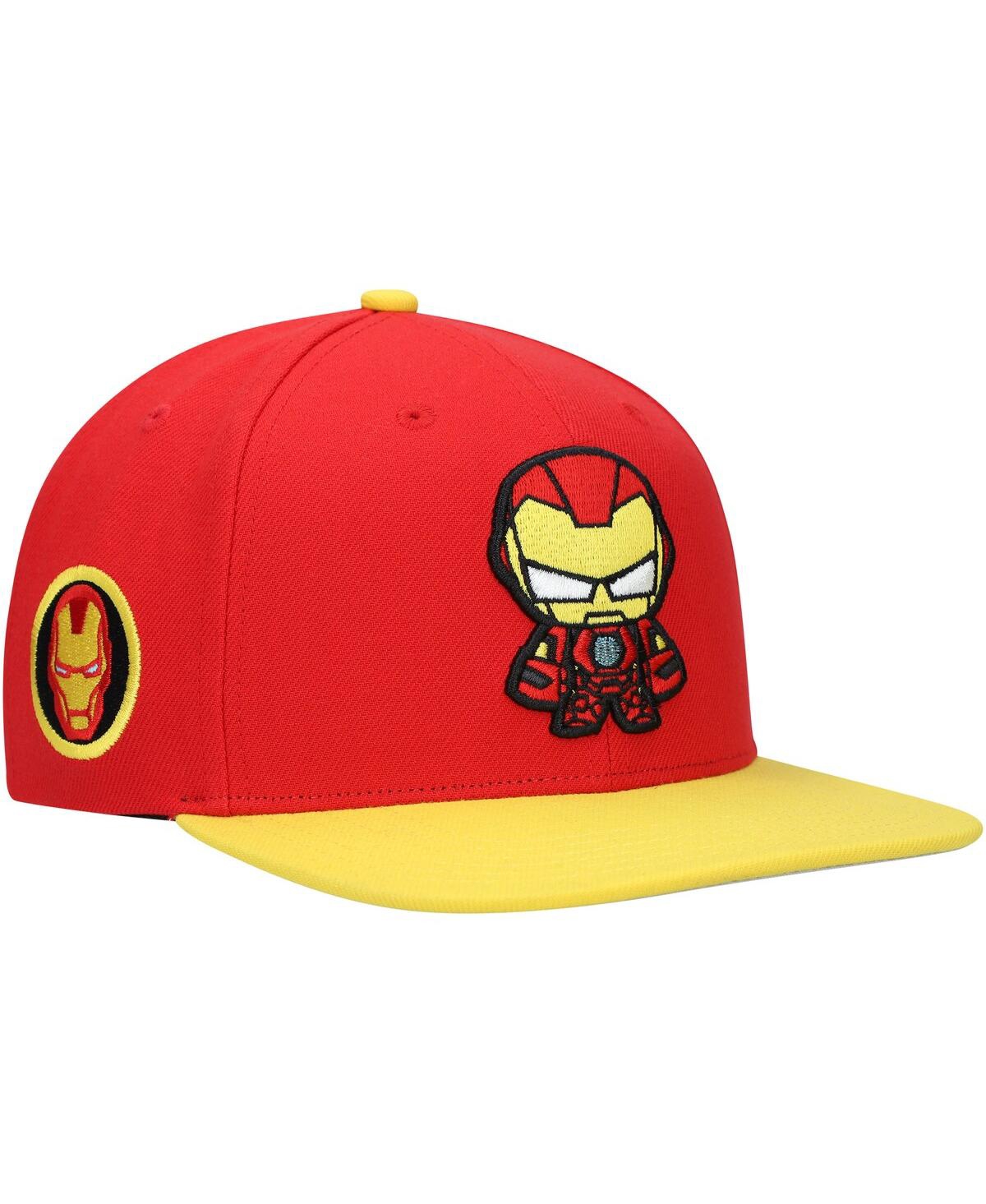 Lids Kids' Big Boys And Girls Red Iron Man Character Snapback Hat