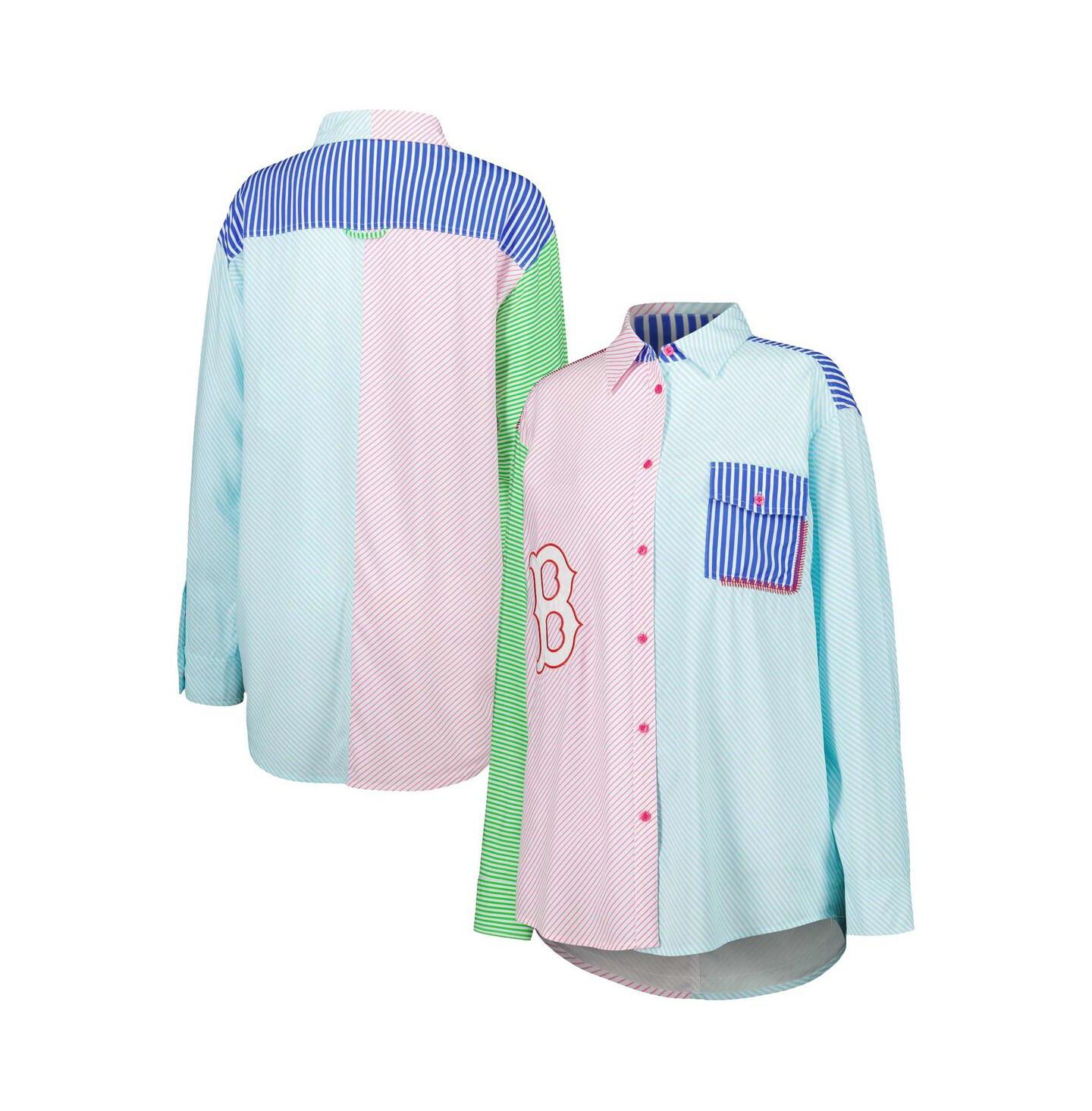 Женская рубашка Terez Boston Red Sox Button-Up — фото 1