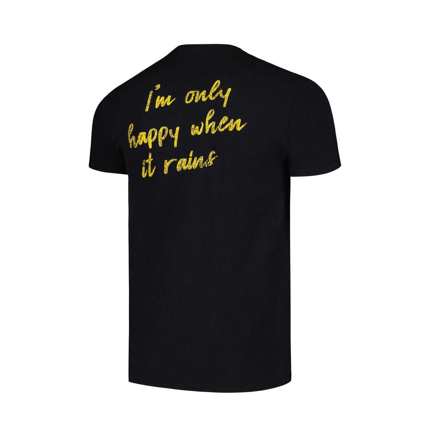 Мужская футболка Manhead Merch Black Garbage I'm Only Happy When It Rains Graphic — фото 4