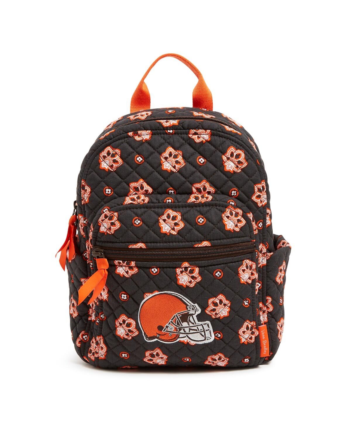 Vera Bradley Men's And Women's  Cleveland Browns Small Backpack In Black