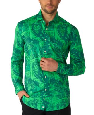 OppoSuits - Men's Long-Sleeve Joker Graphic Shirt