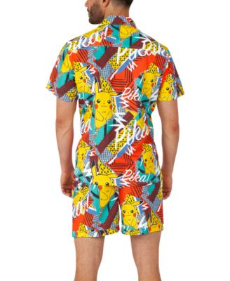 OppoSuits Men's Summer Set - Printed Top And Shorts