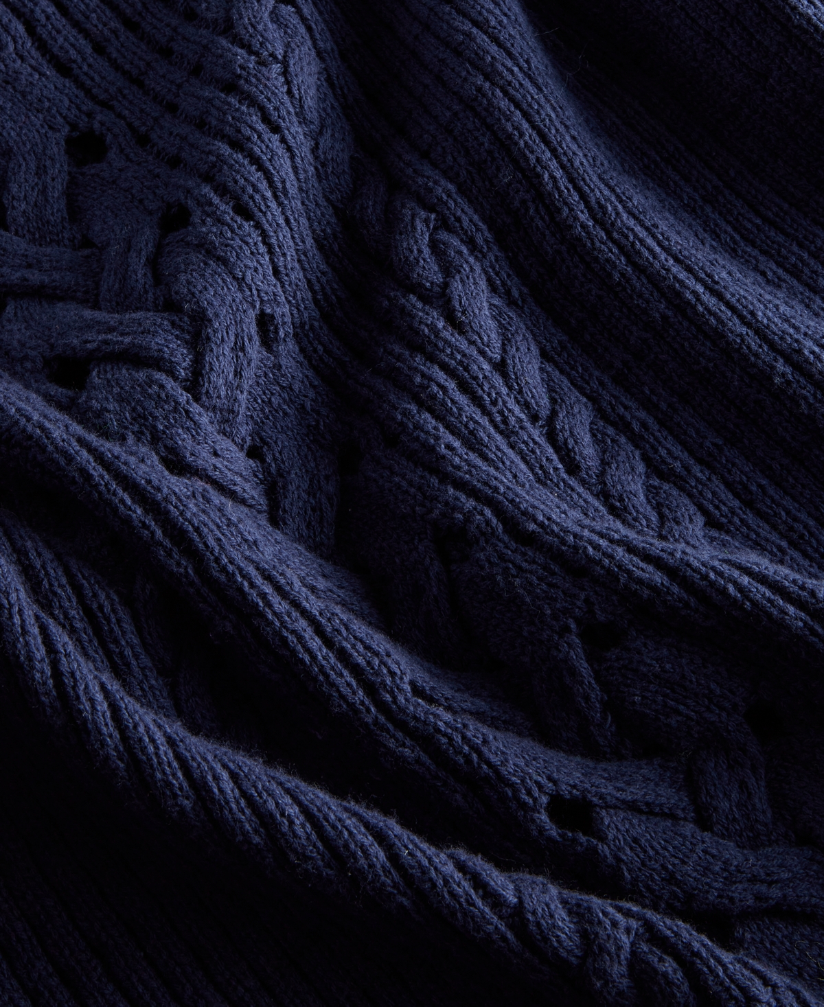 On 34th Women's Cable-Knit-Mesh Crewneck Long-Sleeve Sweater, Created for Macy's