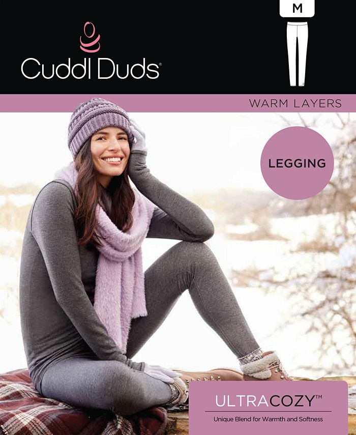 Cuddl Duds Women's Ultra Cozy Mid-Rise Leggings
