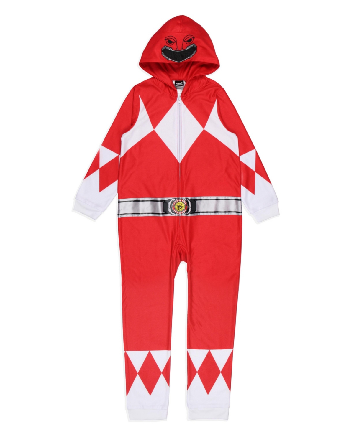 Power Rangers Big Boys All Character Colors Union Suit Costume Sleep Pajama