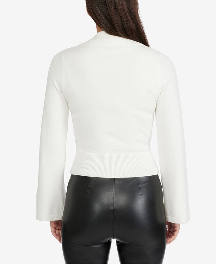 Laundry by Shelli Segal Women's Vneck Sweater with Collar Macy's