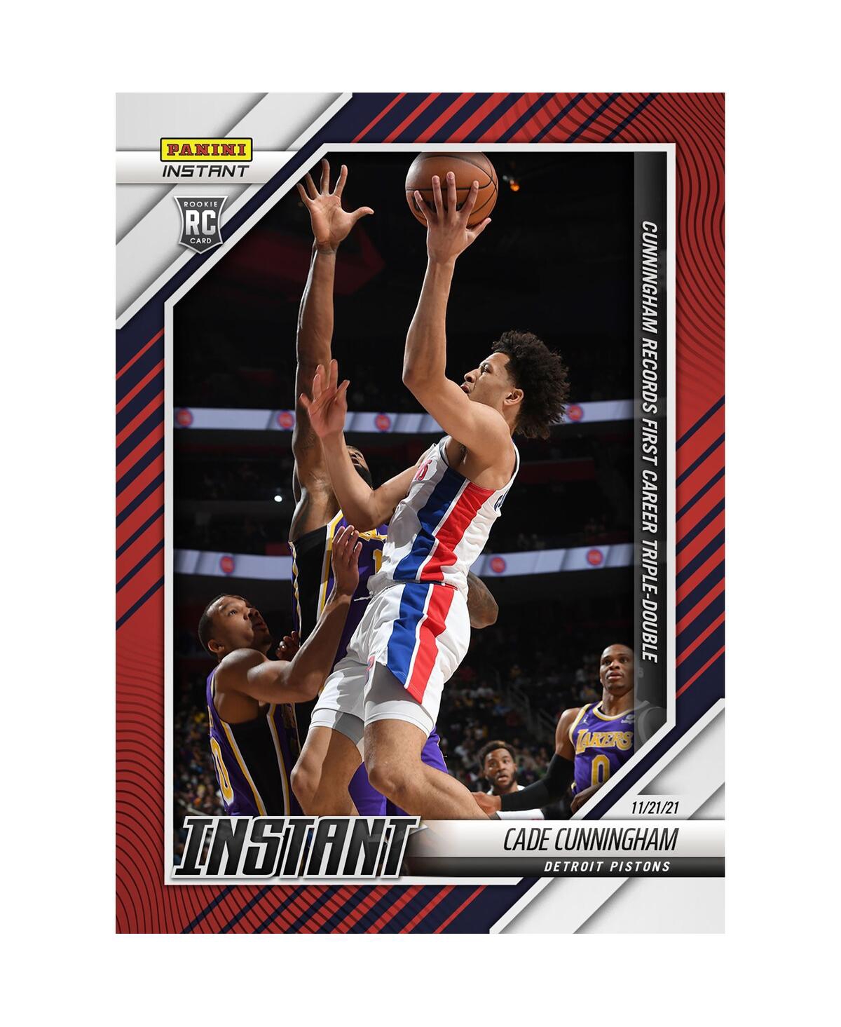 Panini America Kids' Cade Cunningham Detroit Pistons Parallel  Instant Records First Triple-double Single R In Multi
