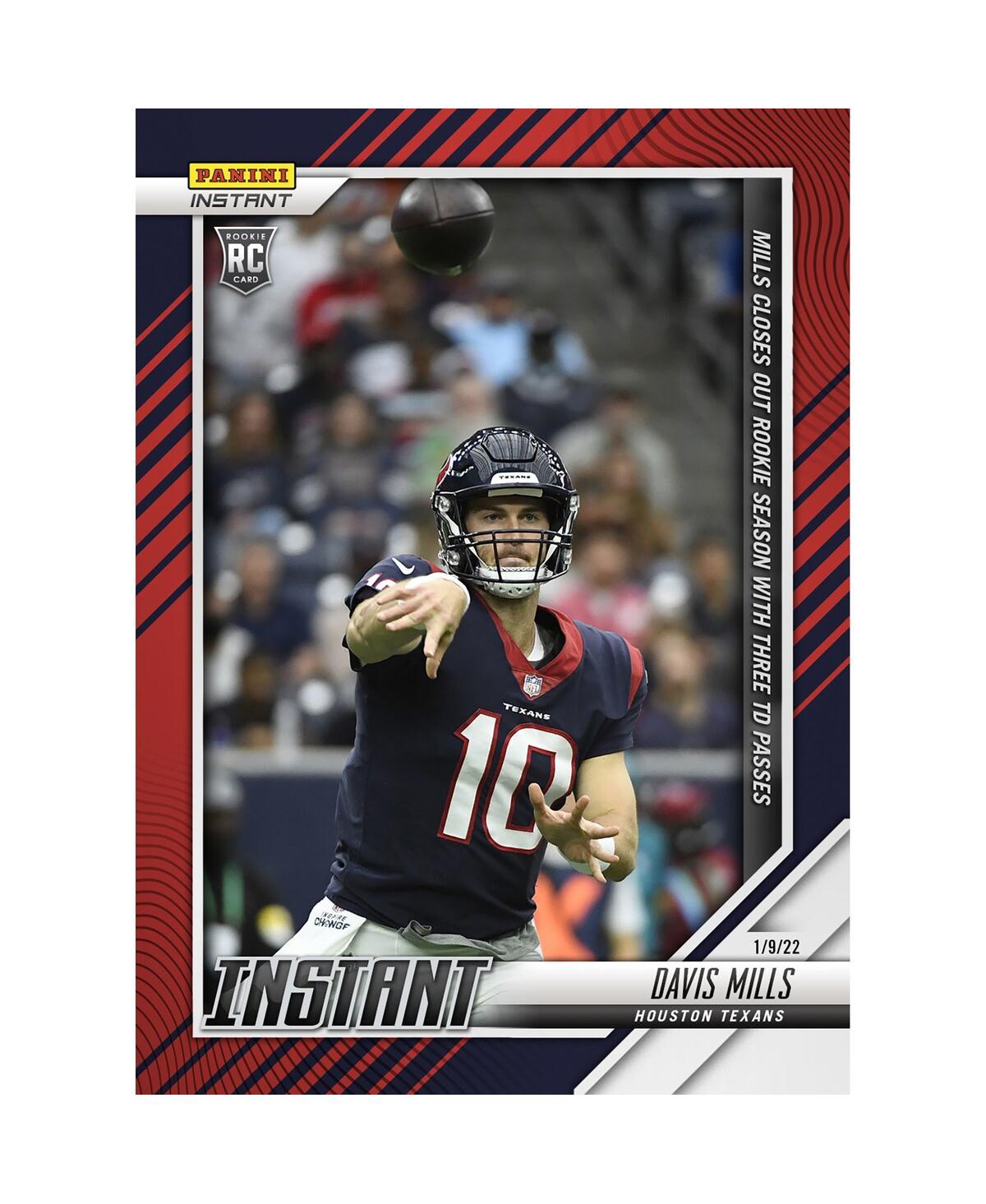 Shop Panini America Davis Mills Houston Texans Parallel  Instant Nfl Week 18 Mills Closes Out Rookie Seaso In Multi