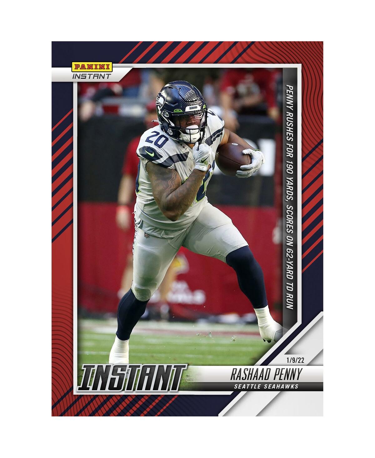 Panini America Rashaad Penny Seattle Seahawks Parallel  Instant Nfl Week 18 Penny Rushes For 190 Yard In Multi