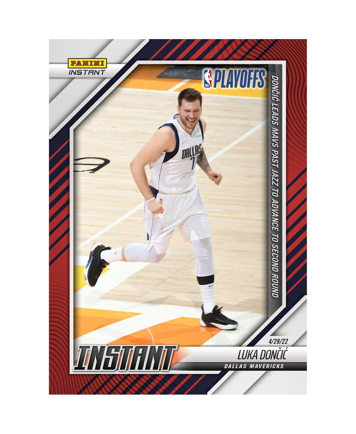 Panini America Luka Doncic Dallas Mavericks Parallel  Instant Doncic Leads Mavs Past Jazz To Advance  In Multi