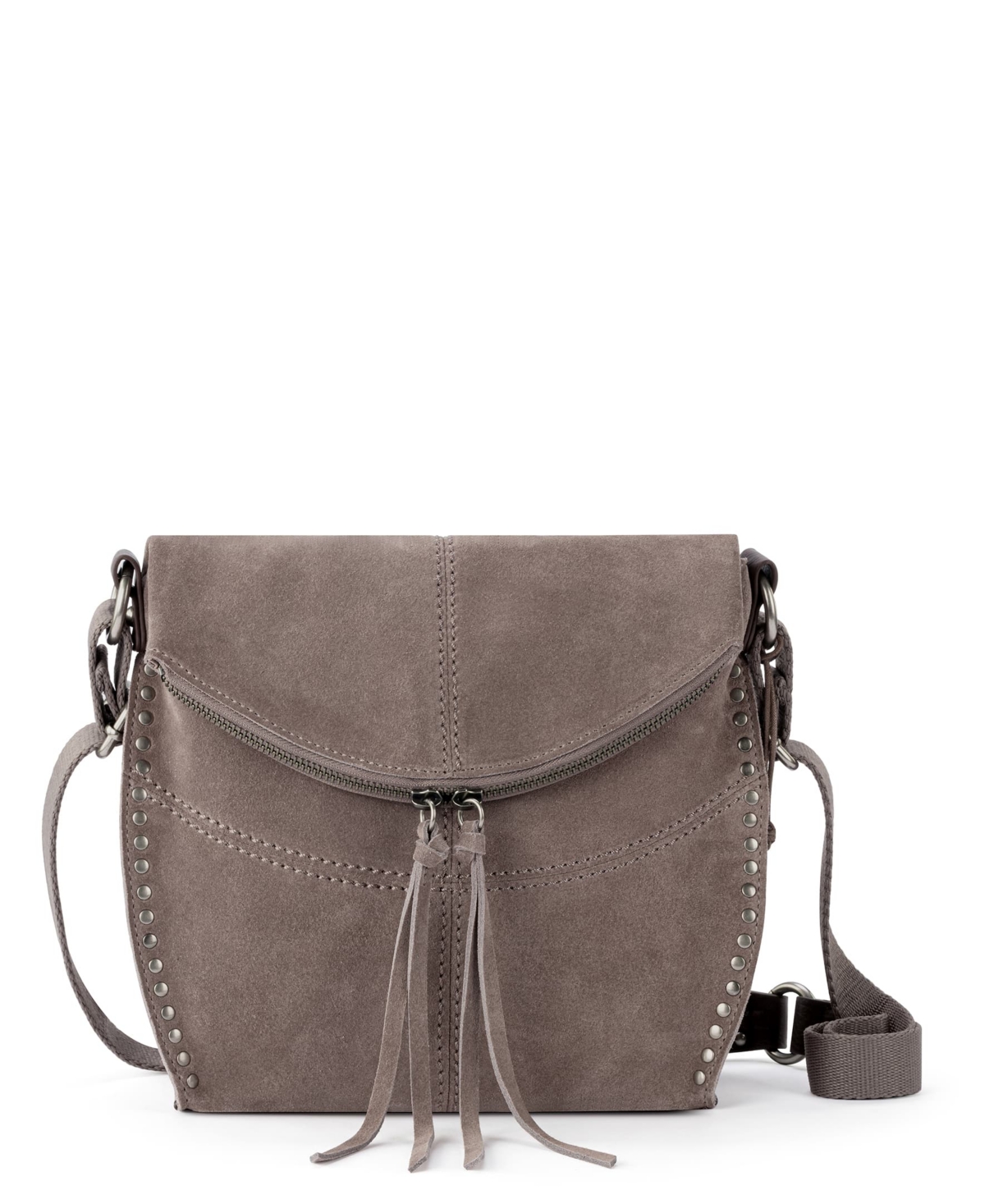 The Sak Los Feliz Small Crossbody Bag | Leather - Moss Suede