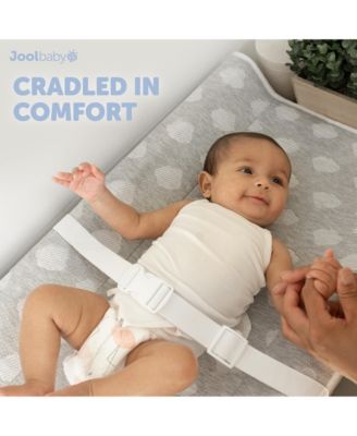 Soft Changing Pad + Washable Cover, Non-Slip - Fits Standard Changing Tables & Dressers (Gray)