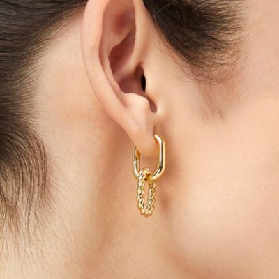 Ana Luisa Double Hoop Earrings - Ash Double - Macy's