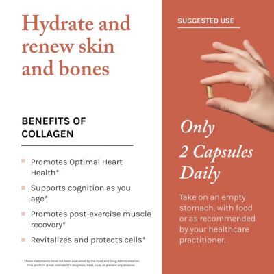 Collagen Booster, Skin and Joint Supplement, Supports Healthy Collagen Production, 60 Capsules (30 Servings)