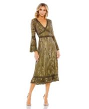 Macy's long top sleeve cocktail dresses