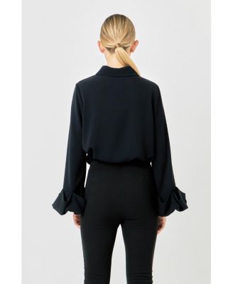 Women's Bubble Accent Dress Shirt