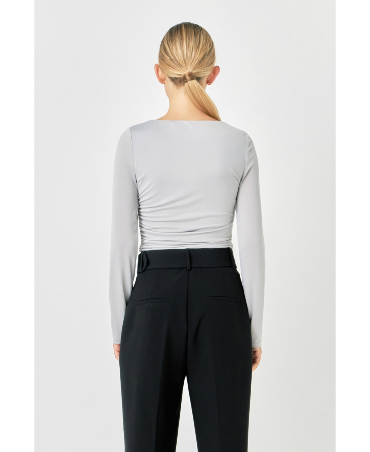 endless rose Women's Draped Ruched Top