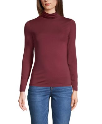 Women's Tall Lightweight Jersey Long Sleeve Turtleneck