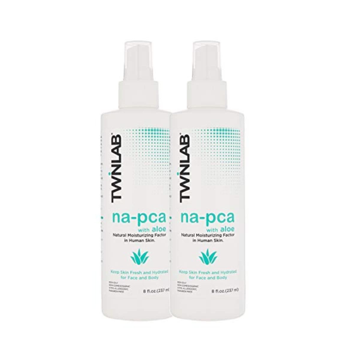 Na-pca Spray With Aloe Vera - Body Mist & Moisturizer for Dry Skin - 8 fl oz (Pack of 2) - White